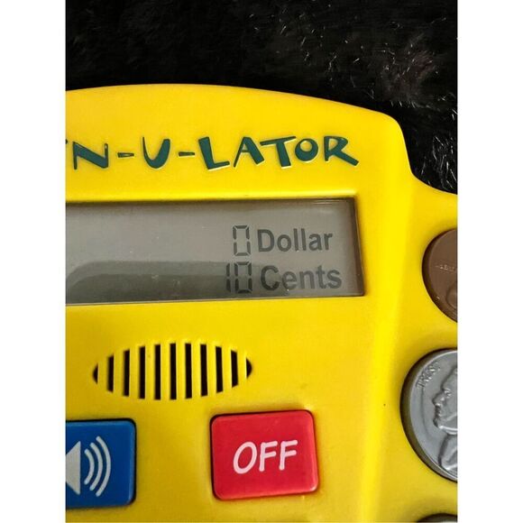 Coin-U-Lator Coin Counting Calculator Game Electronic Educational Toy Kids VTG - Picture 3 of 6